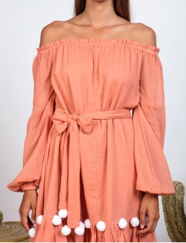 Robe épaules dénudées gipsy - Boutique L'anana(s)
