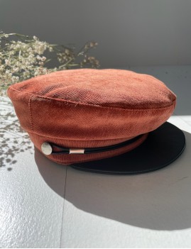 Casquette en velours côtelé - Boutique l'ananas