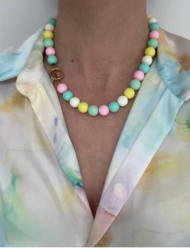 Collier en perles gipsy - Boutique L'anana(s)