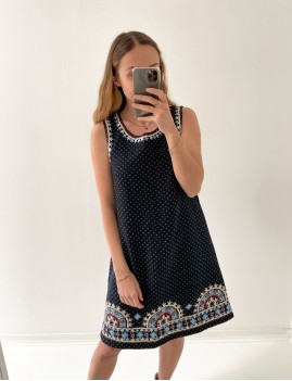 Robe brodée gipsy chic - Boutique L'ananas