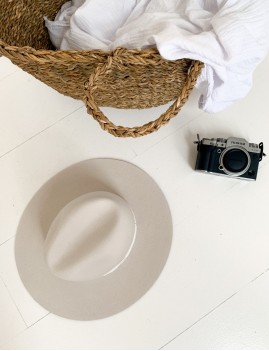 Chapeau bohemian girl off-white ROMY - Boutique L'anana(s)