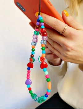 Bijou de téléphone multicolore gipsy - Boutique L'anana(s)