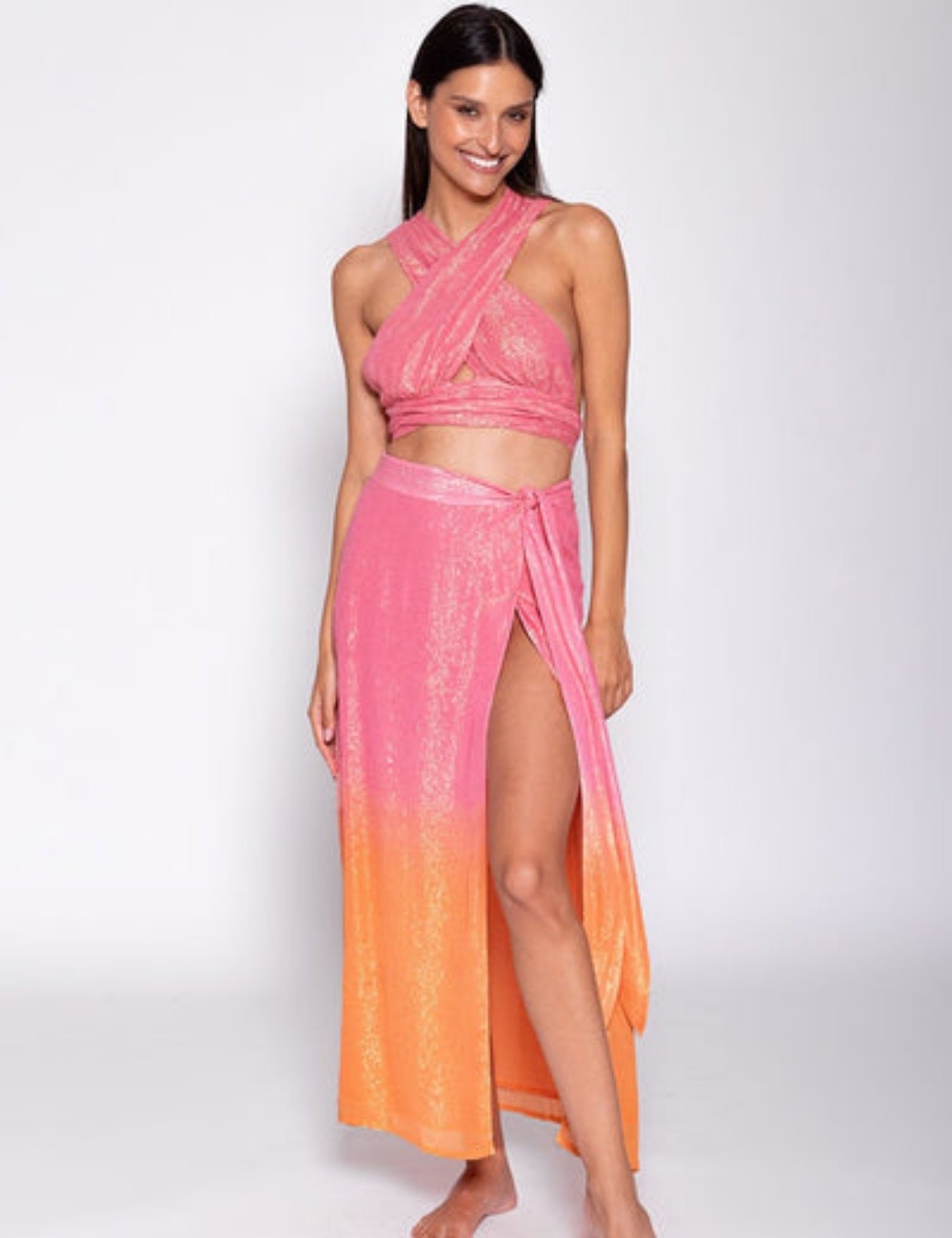 Jupe fendue bohème OUMA Sundress - Boutique L'anana(s)