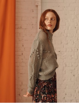 Pull à pompons hippie - Boutique l'ananas
