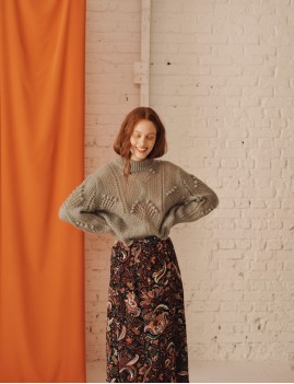 Pull chic à pompons - Boutique l'ananas