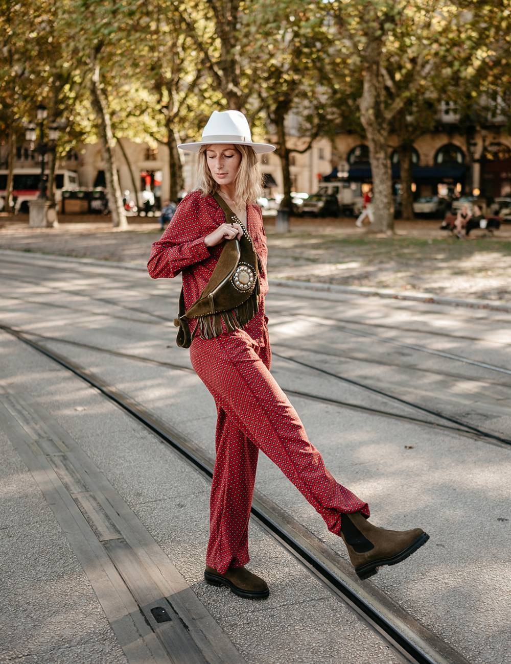 Pantalon imprimé gipsy - Boutique l'ananas