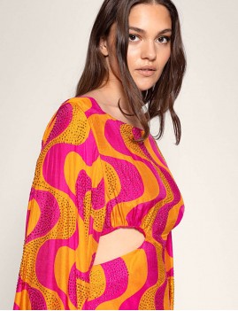 Robe hippie chic courte - Boutique L'ananas