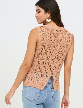 Top en maille hippie - Boutique l'anana(s)