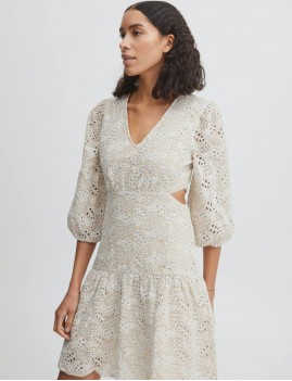 Robe col V brodée - Boutique l'anana(s)