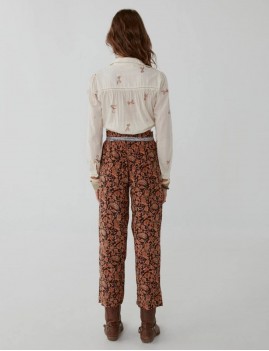 Pantalon gipsy fleuri - Boutique l'anana(s)