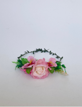 Couronne de fleurs mariage bohème - Boutique l'anana(s)