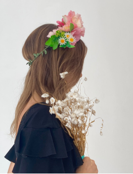 Couronne de fleurs mariage bohème - Boutique l'anana(s)
