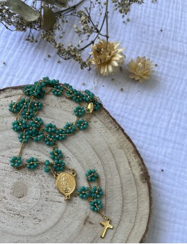 Chapelet turquoise bohème - Boutique L'anana(s)