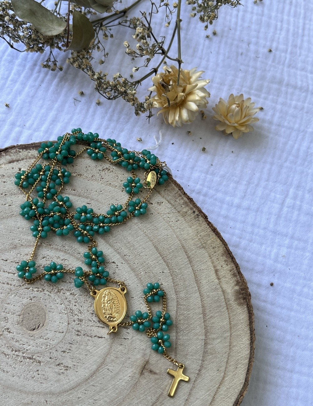 Chapelet turquoise bohème - Boutique L'anana(s)