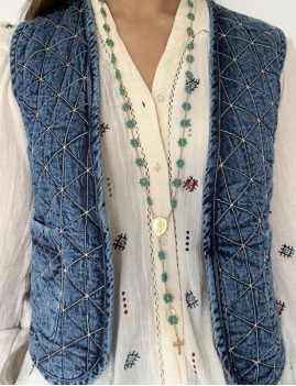 Collier chapelet bohème - Boutique l'anana(s)