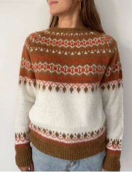 Pull en jacquart boho - Boutique l'anana(s)