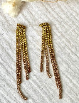 Boucles d'oreilles longues gipsy - Boutique L'anana(s)