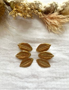 Boucles d'oreilles triple coeur - Boutique L'anana(s)