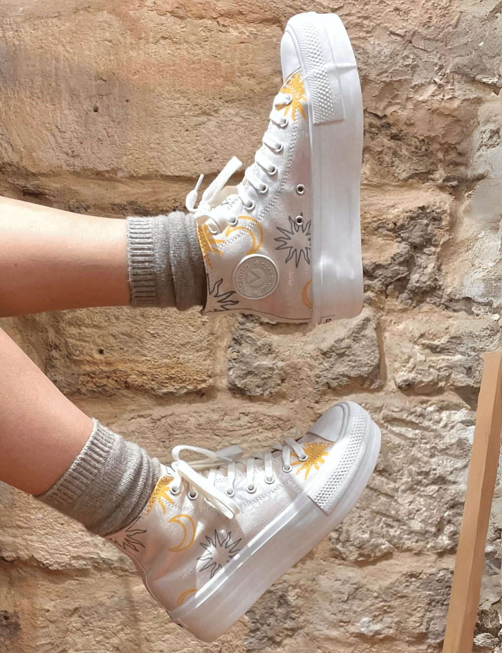 Baskets montantes toile Victoria - Boutique L'aNana(s)