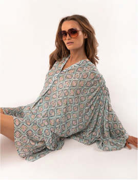 Jupe bohème motifs aztèque - boutique l'ananas