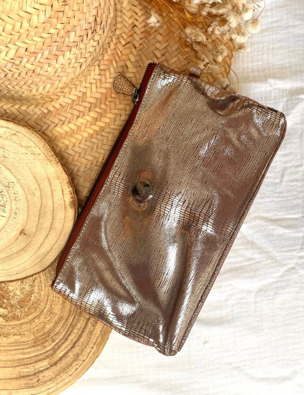 Trousse cuir gipsy - Boutique L'anana(s)