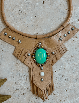 Collier pièce bohème - Boutique L'anana(s)