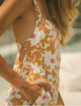 Combi dos nu fleuri JAASE Bordeaux - Boutique L'anana(s)