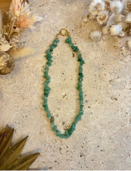 Collier vert bohème - Boutique l'ananas