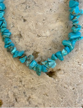 Collier boho turquoise - Boutique l'ananas