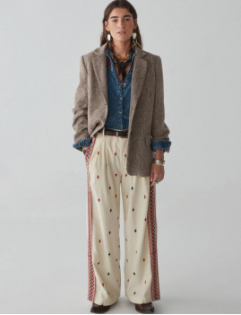Pantalon  bohème chic velours PEPE MAISON HÔTEL - Boutique L'anana(s)