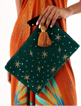 Pochette bohème noir LOGAN WILD - Boutique L'aNana(s)
