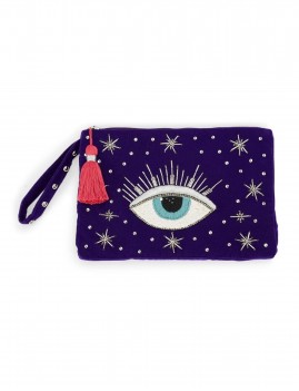 Pochette hippie violette EUGENIE WILD - Boutique L'aNana(s)