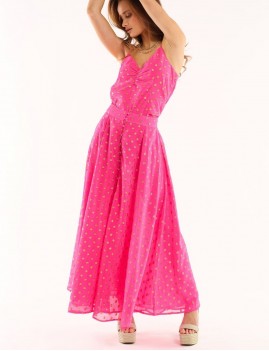 Jupe longue bohème chic rose IRELIA WILD - Boutique L'aNana(s)