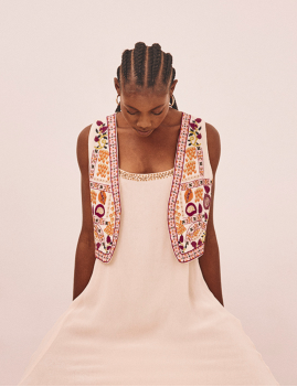 Gilet bohème coloré Nekane - Boutique L'aNana(s)