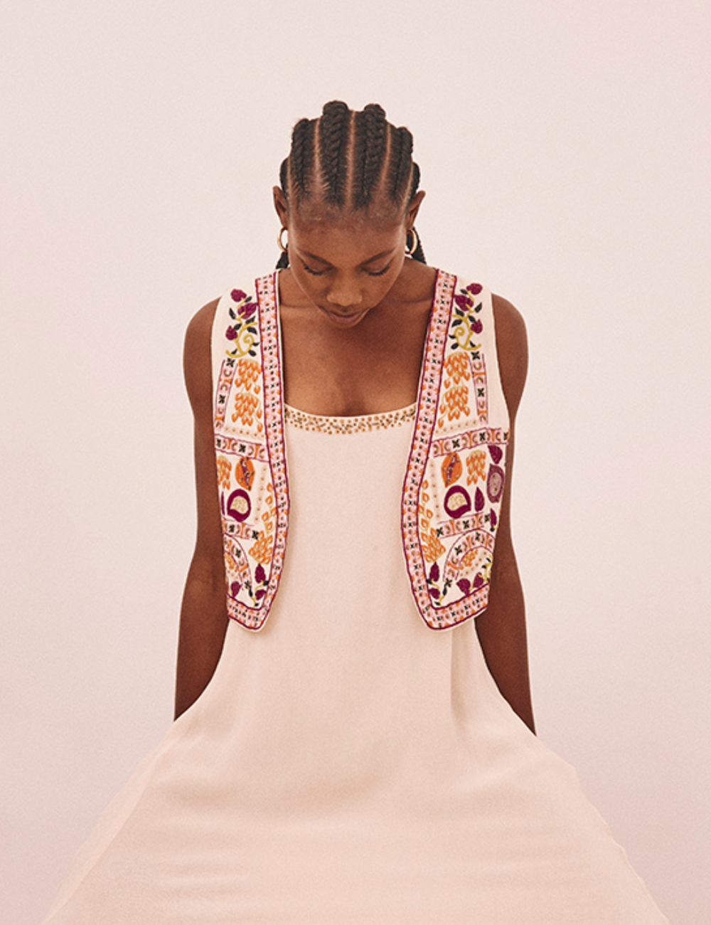 Gilet bohème coloré Nekane - Boutique L'aNana(s)