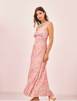 Robe longue dos nu SOMIA Nekane - Boutique L'aNana(s)