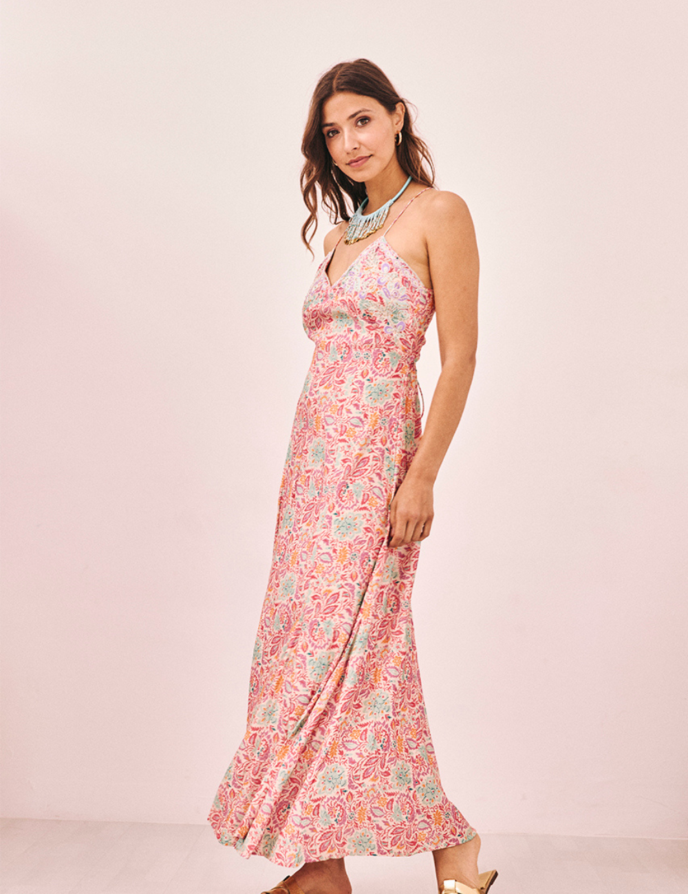 Robe longue dos nu SOMIA Nekane - Boutique L'aNana(s)