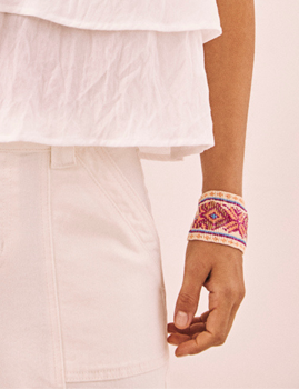Bracelet tissées boho perles Nekane - Boutique L'aNana(s)