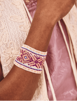 Bracelet perles tissées hippie TURI Nekane - Boutique L'aNana(s)