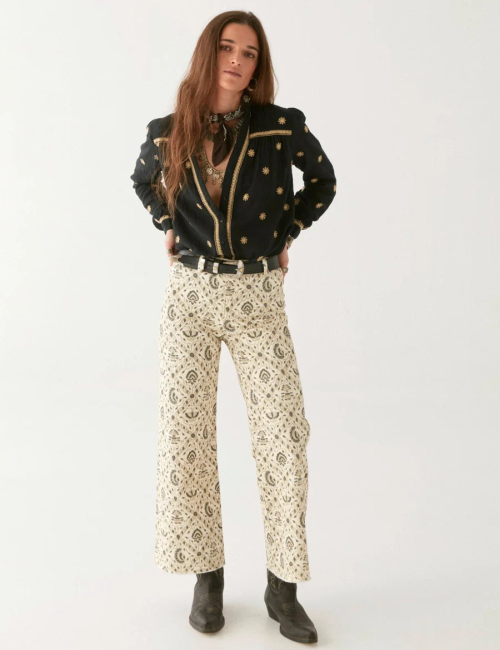 Pantalon imprimé LULA Maison Hotel - Boutique L'ananas
