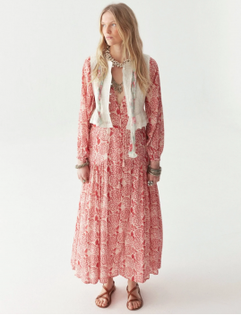Robe longue imprimé IRENE Maison Hotel - Boutique L'ananas