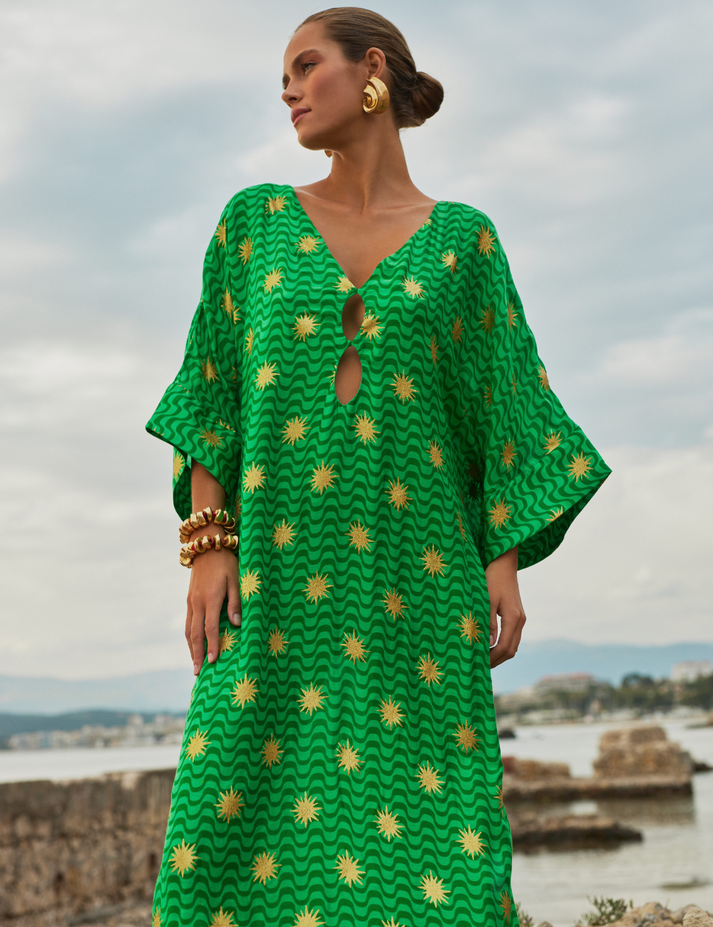 Robe longue bohème LEANDRE Sundress - Boutique L'ananas