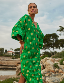 Robe d'été soleil brillant LEANDRE Sundress - Boutique L'ananas