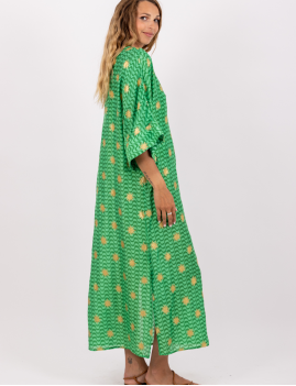 Robe de plage femme imprimé soleil LEANDRE Sundress - Boutique L'ananas