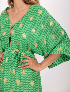 Robe détails soleil brillant LEANDRE Sundress - Boutique L'ananas