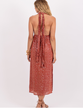 Robe longue bohème de soirée MINNY Sundress - Boutique L'ananas