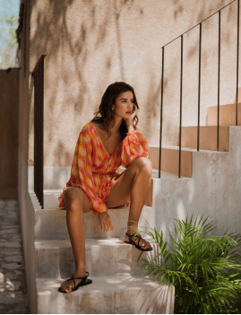 Combi short femme gipsy FLEUR Sundress - Boutique l'ananas