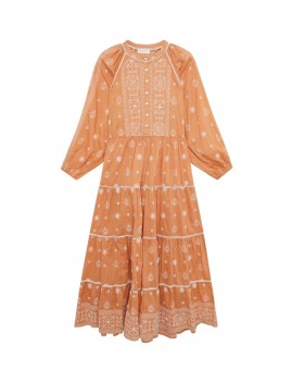 Robe longue bohème CAROLINE Maison Hôtel - Boutique L'aNana(s)