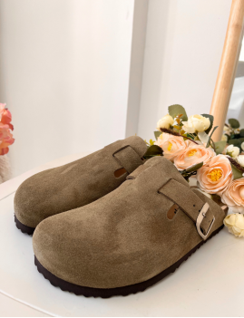 Mules bohème en cuir FIJ2401 - Boutique L'anana(s)