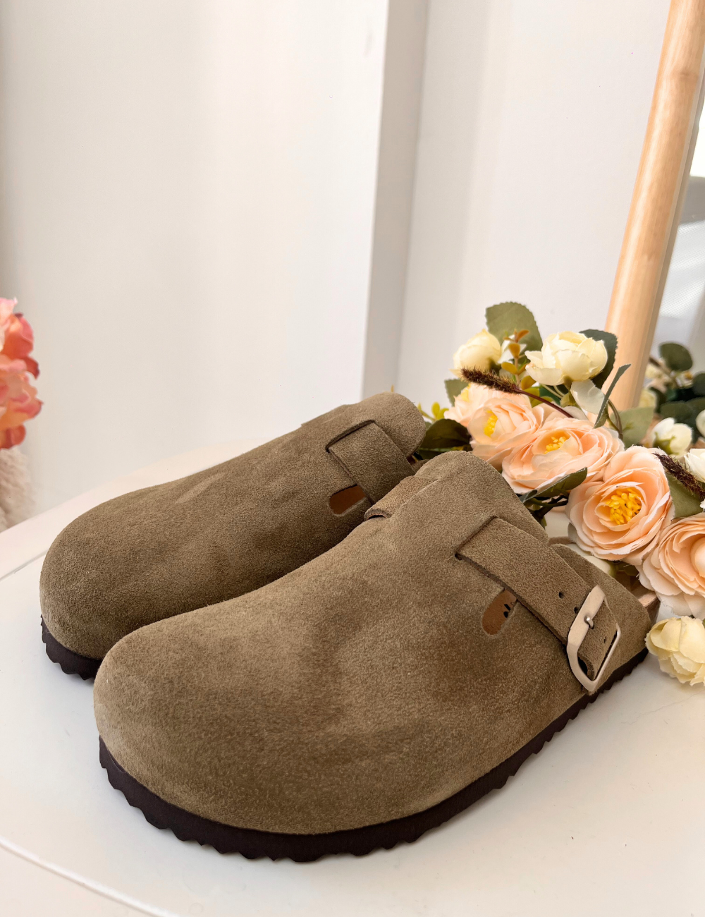 Mules bohème en cuir FIJ2401 - Boutique L'anana(s)